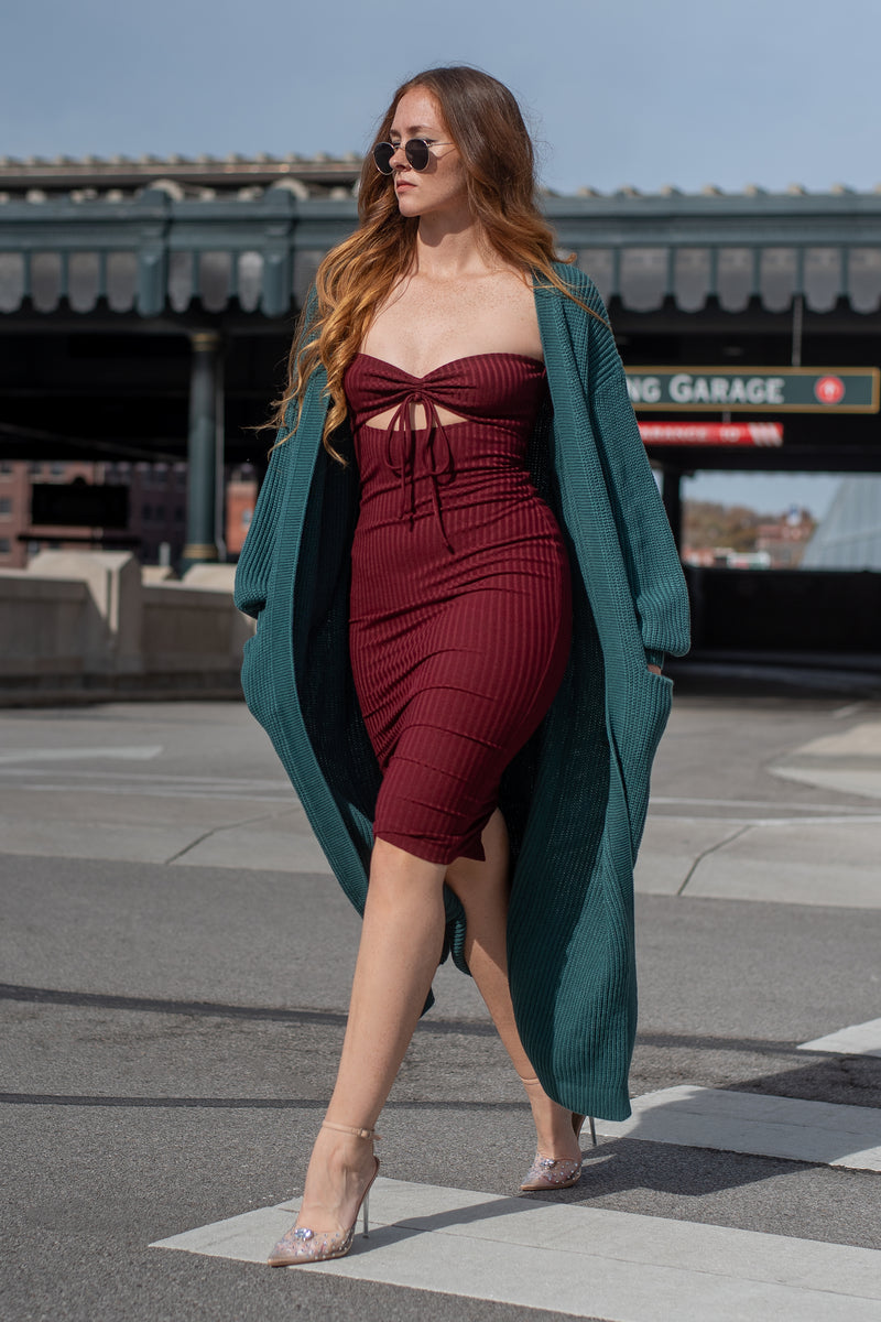 GRETCHEN CARDIGAN [EMERALD]