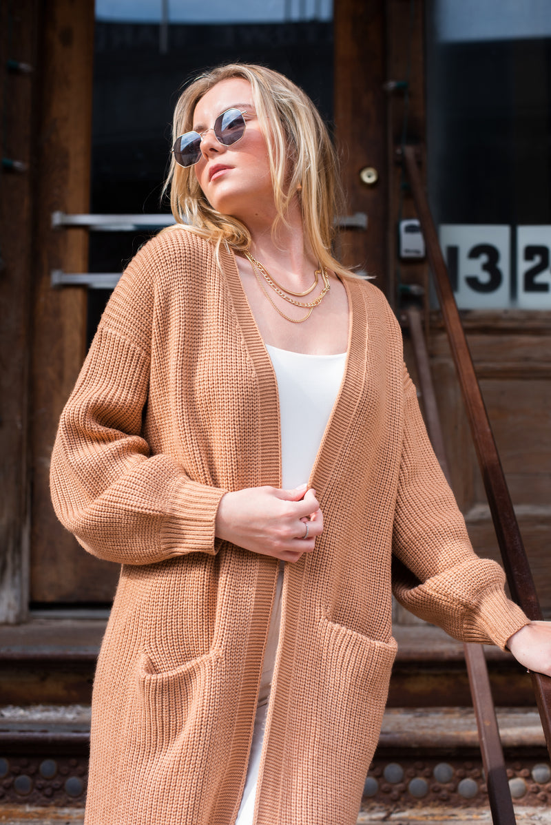 GRETCHEN CARDIGAN [CAMEL]