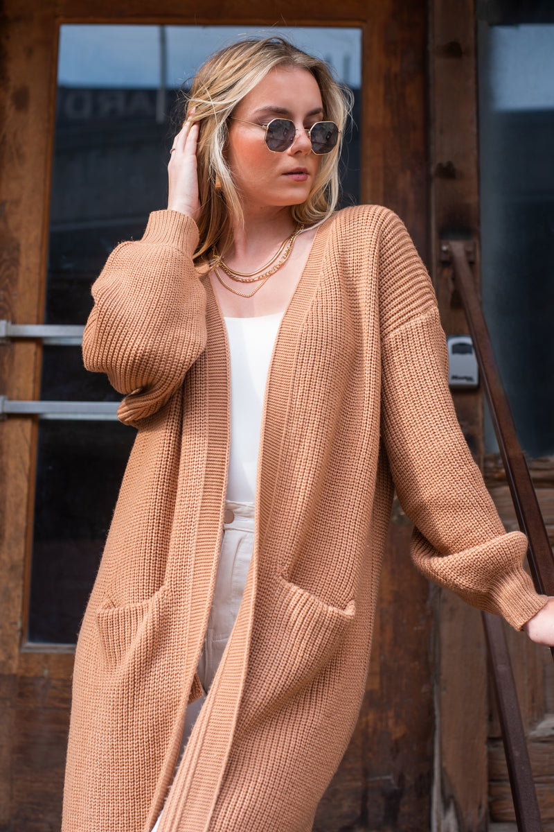 GRETCHEN CARDIGAN [CAMEL]