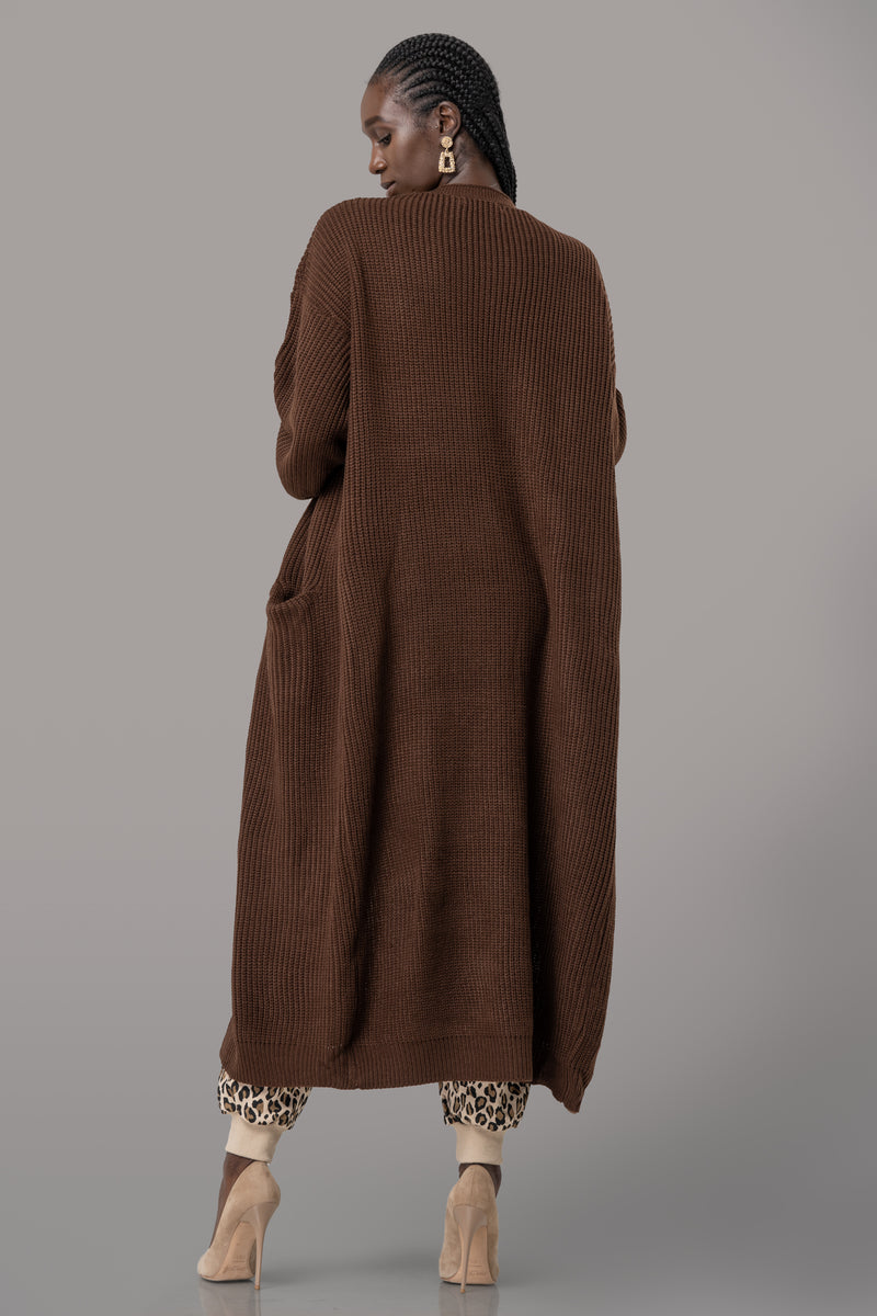 GRETCHEN CARDIGAN [BROWN]