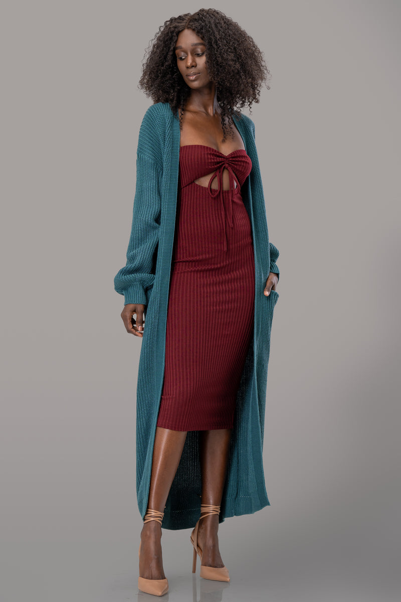 GRETCHEN CARDIGAN [EMERALD]