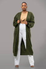 GRETCHEN CARDIGAN [OLIVE]