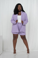 HATTIE BLAZER [PURPLE]