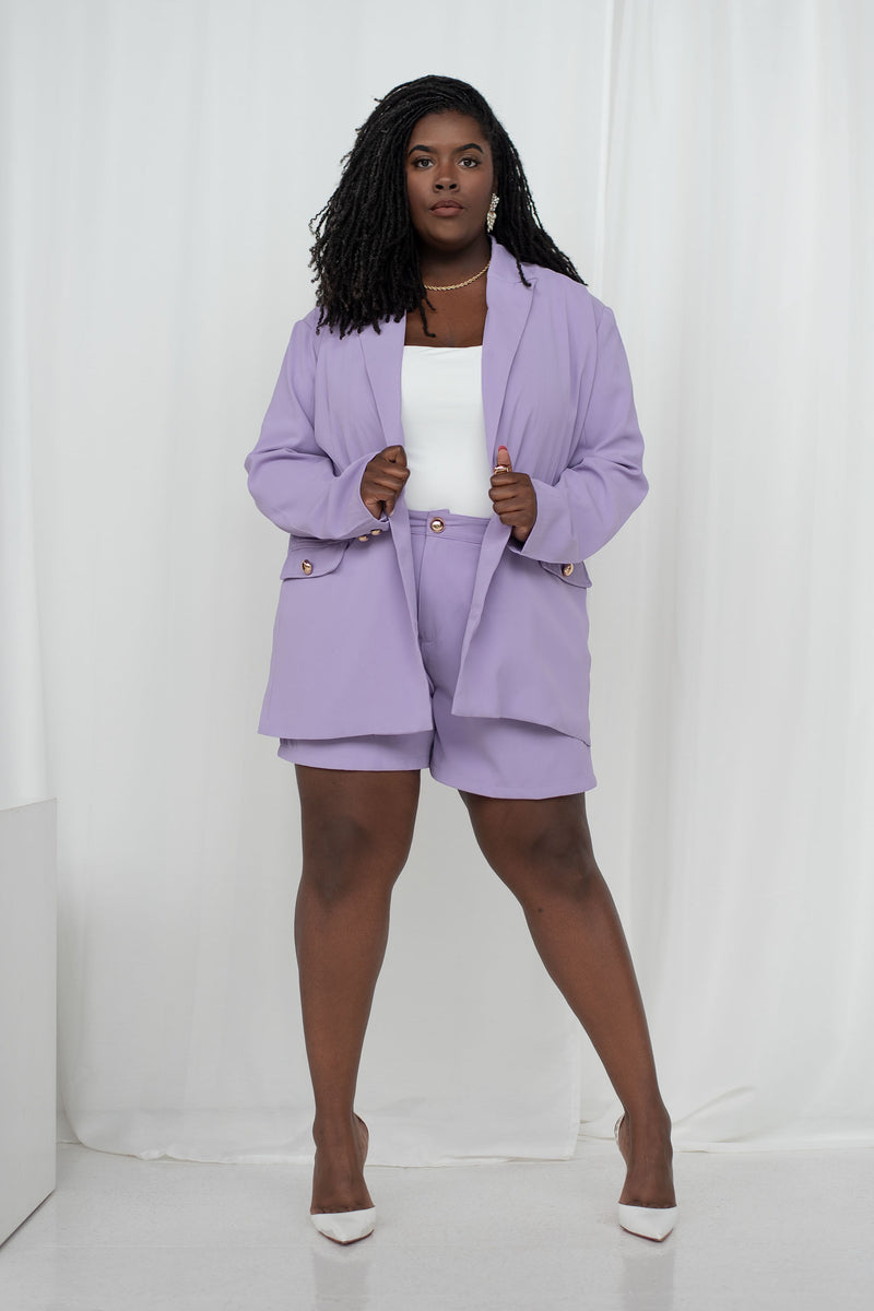 HATTIE BLAZER [PURPLE]