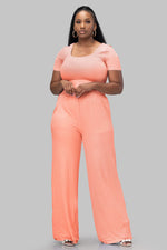 DIEYNABA PANT SET [CORAL]