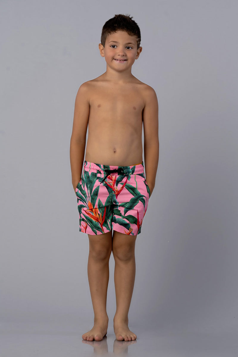 IVY THAILAND SWIM SHORTS [PINK TROPICAL]