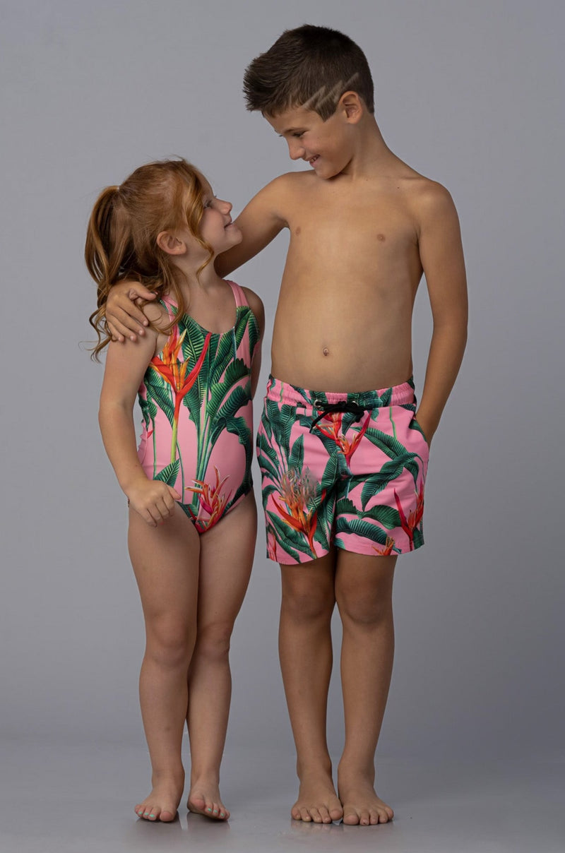 IVY THAILAND SWIM SHORTS [PINK TROPICAL]