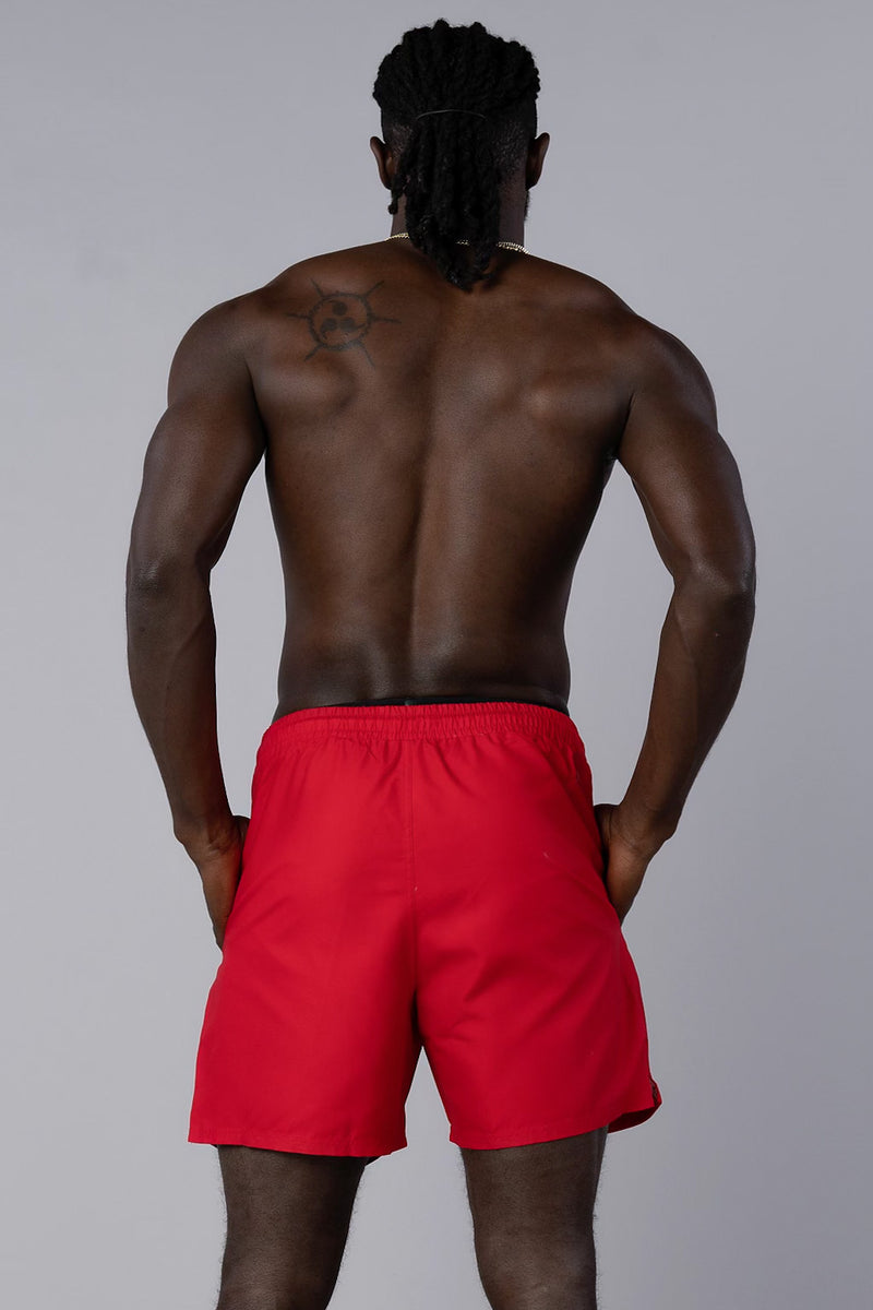 SAINT VINCENT SWIM SHORTS [RED]