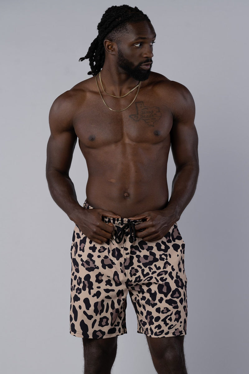 TRINIDAD SWIM SHORTS [LEOPARD]