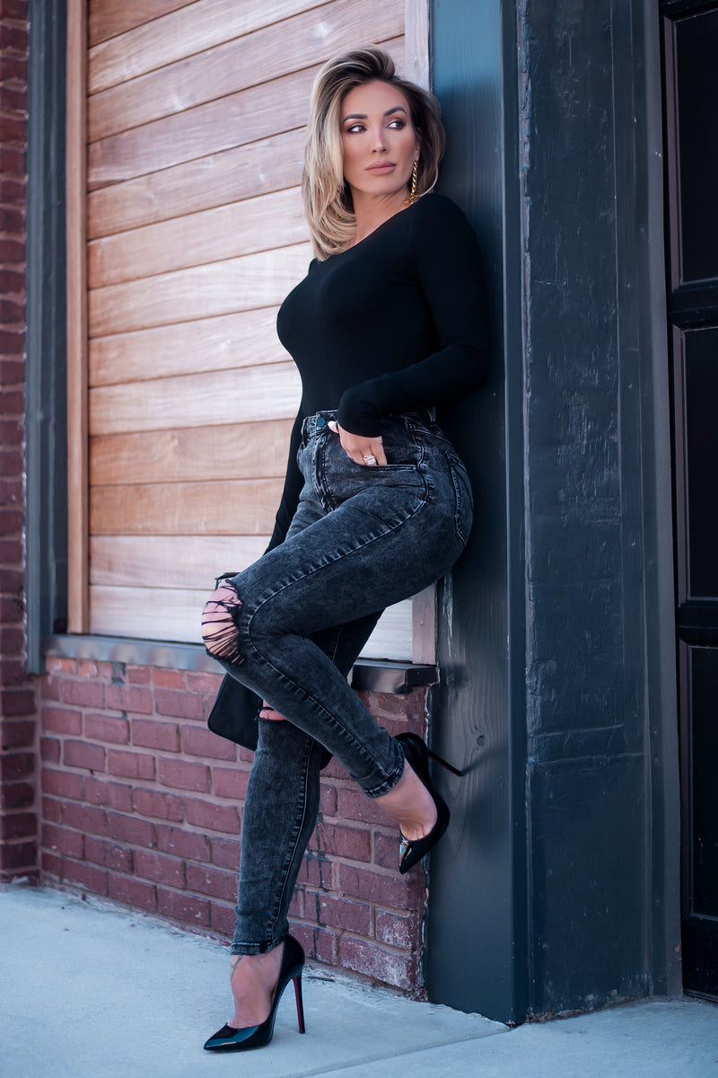 SABRINA BODYSUIT [BLACK]