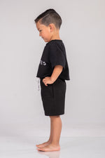 IVY SIGNATURE SHORTS SET [BLACK]