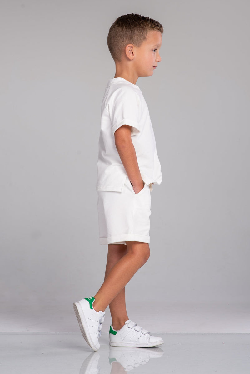 IVY NORAH SHORTS SET [WHITE]