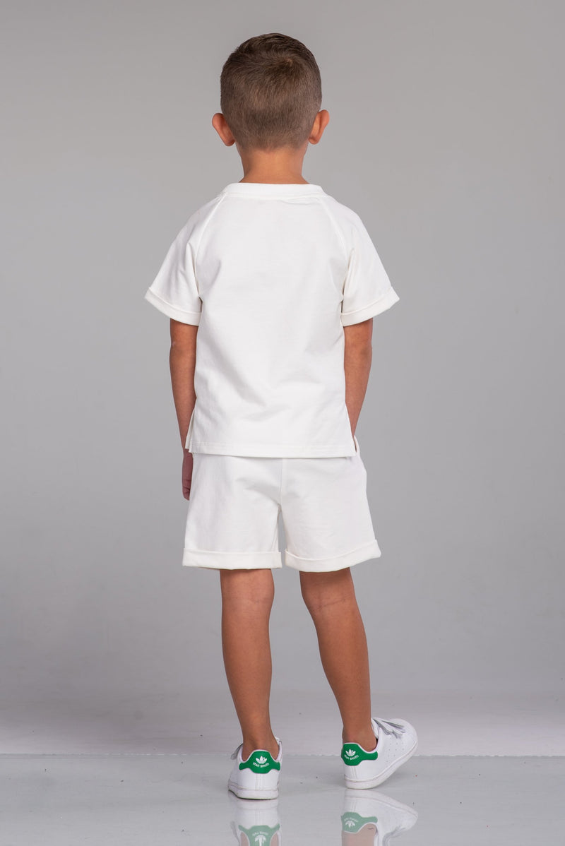 IVY NORAH SHORTS SET [WHITE]