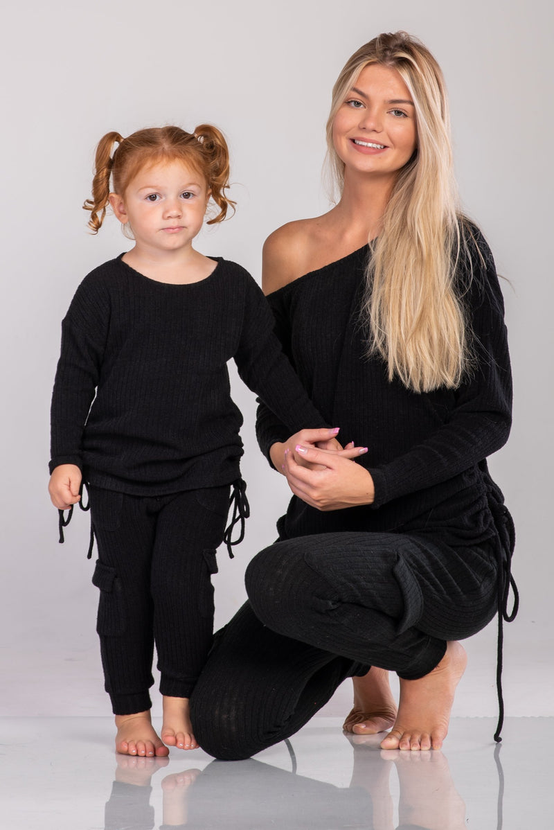 IVY ADDISON SET [BLACK]