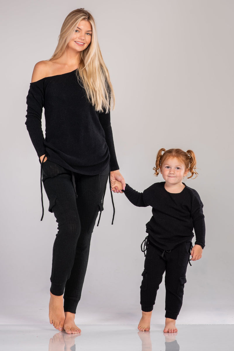 IVY ADDISON SET [BLACK]