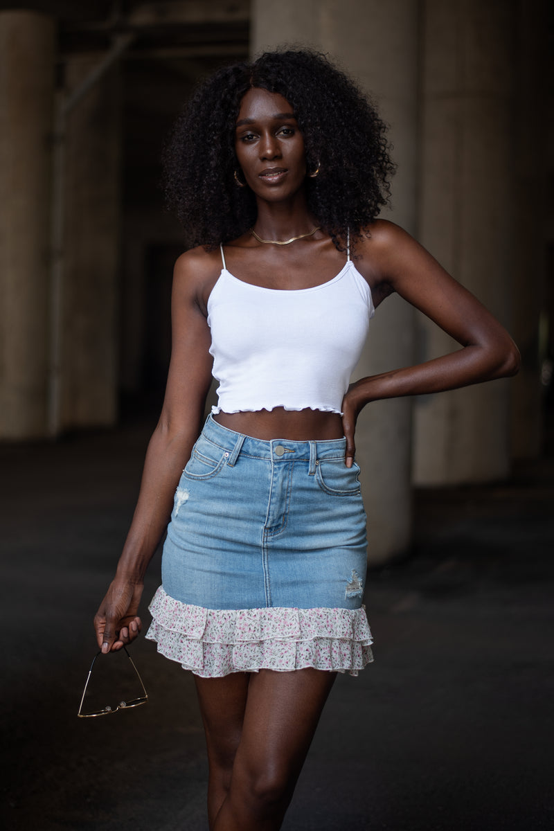 JANNY TANK TOP [WHITE]