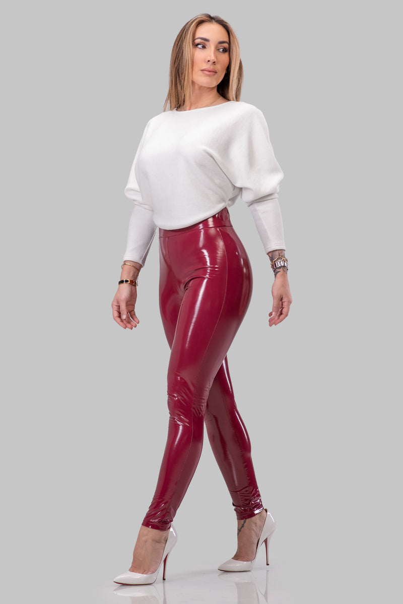 JENESSA LEGGINGS [WINE]
