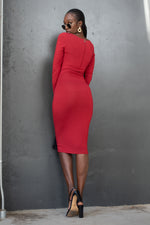 JOHNEL DRESS [RED]