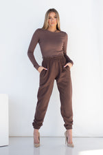 KAI JOGGERS [BROWN]