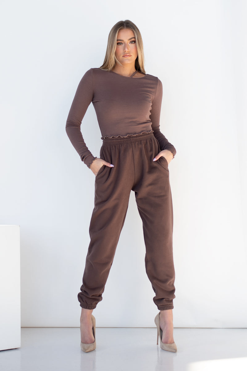 KAI JOGGERS [BROWN]