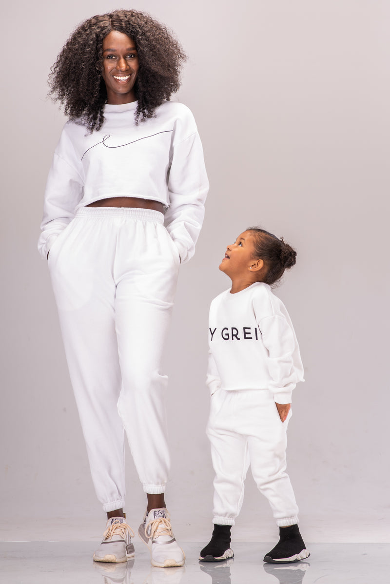 IVY KAI JOGGERS [WHITE]