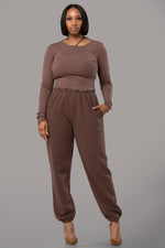 KAI JOGGERS [BROWN]