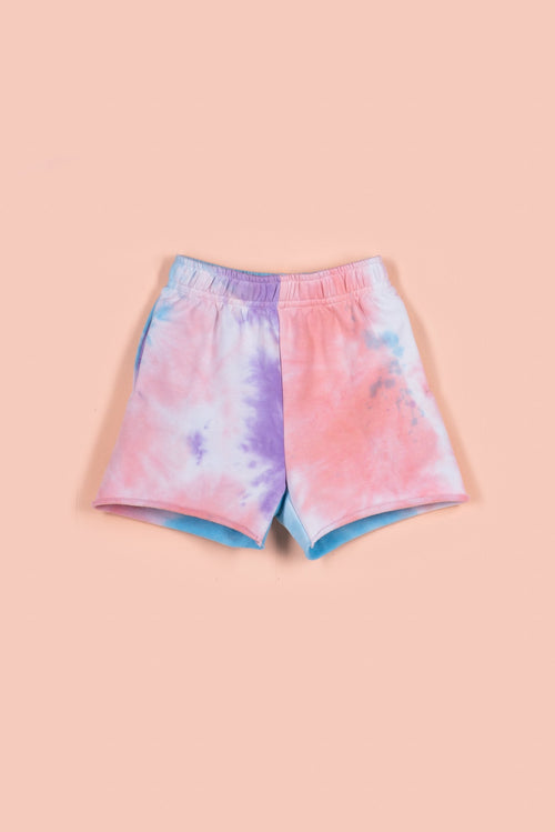 IVY KAI SHORTS [PURPLE TIE DYE]