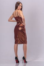 KEHLANI DRESS [COPPER]