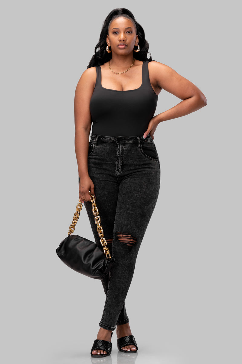 KENLY JEANS [BLACK]