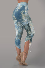 KENZIE LEGGINGS [GREEN/BLUE TIE DYE]