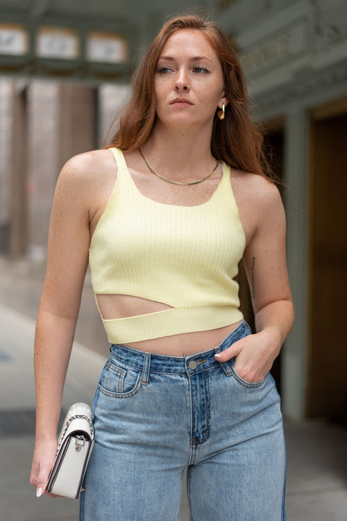 LAKEN TOP [YELLOW]