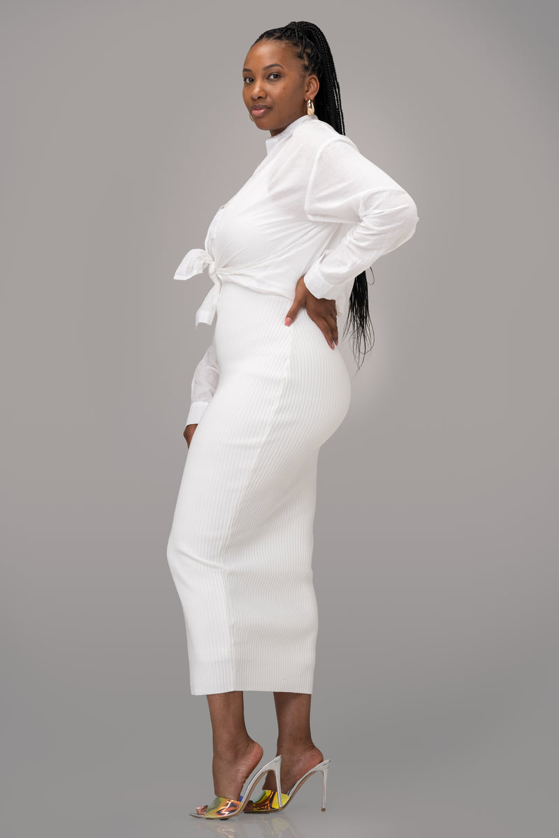 LAURIE DRESS [WHITE]