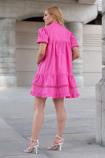 LETICIA DRESS [HOT PINK]