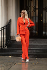 AYAH BLAZER [ORANGE RED]