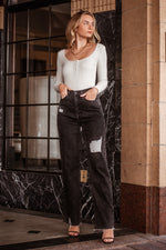 MAGGIE JEANS [BLACK]