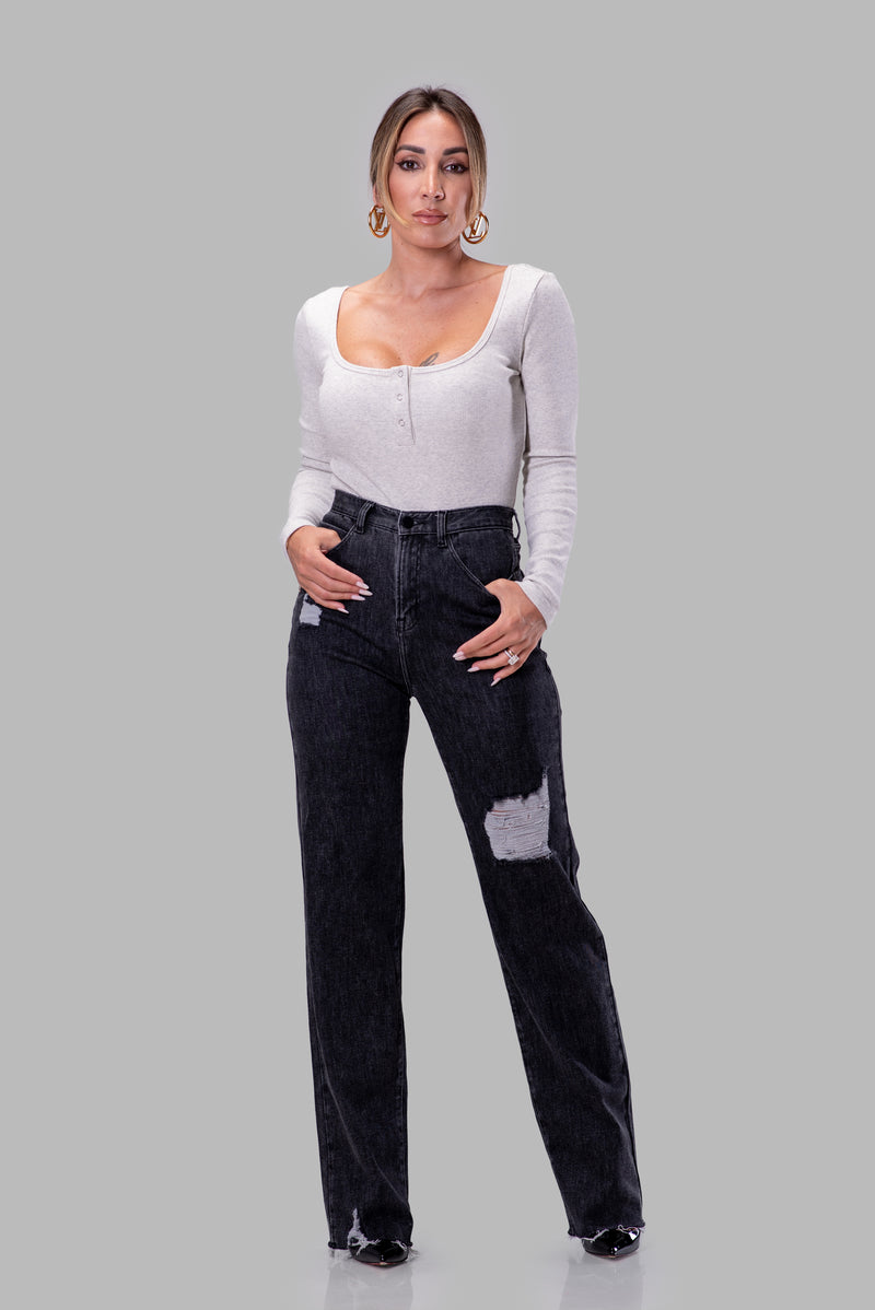 MAGGIE JEANS [BLACK]