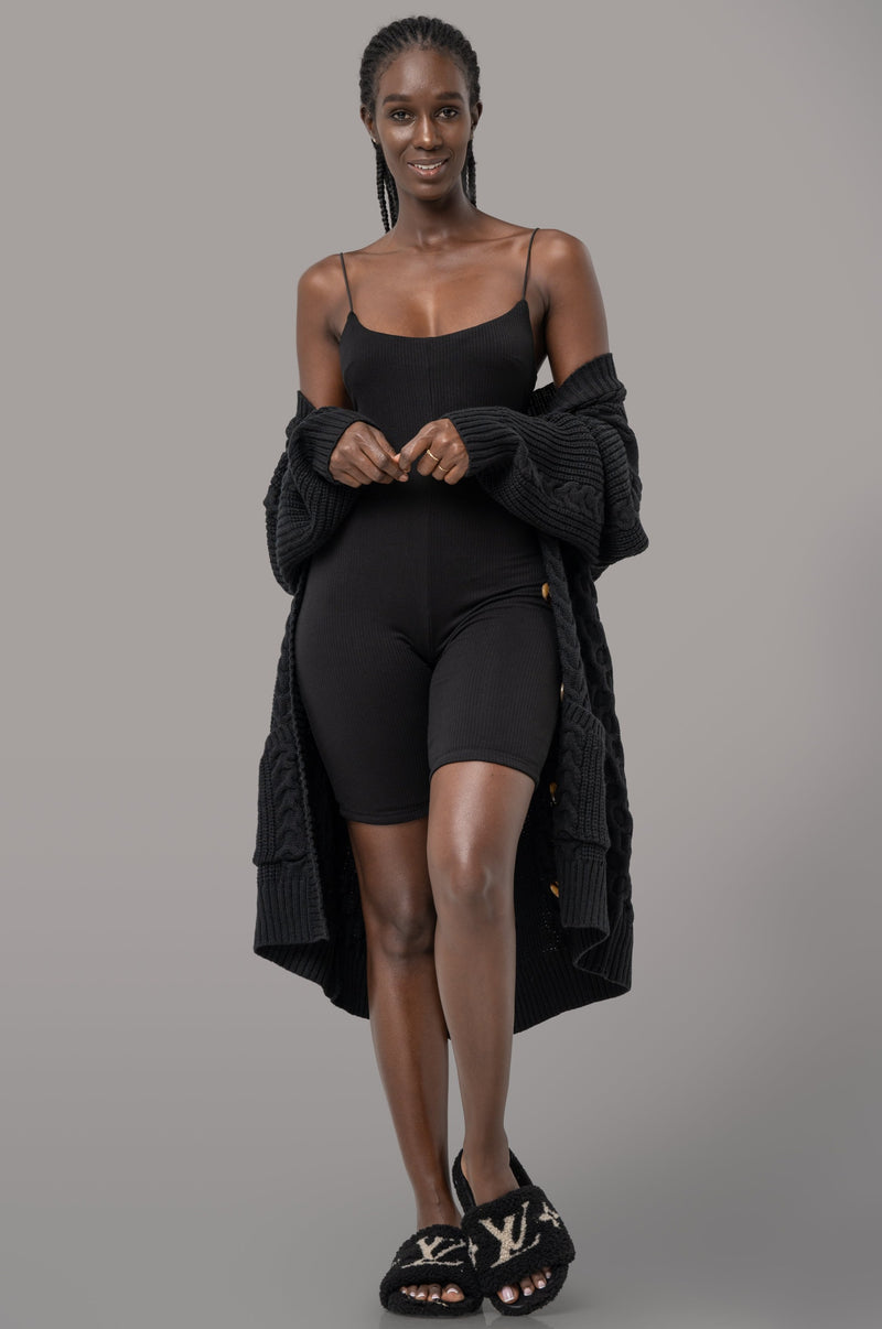MARCELLA CARDIGAN [BLACK]