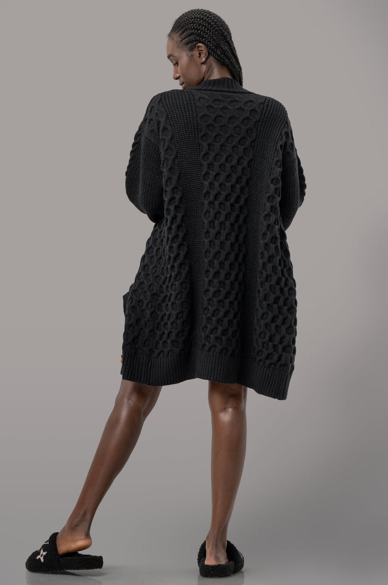 MARCELLA CARDIGAN [BLACK]