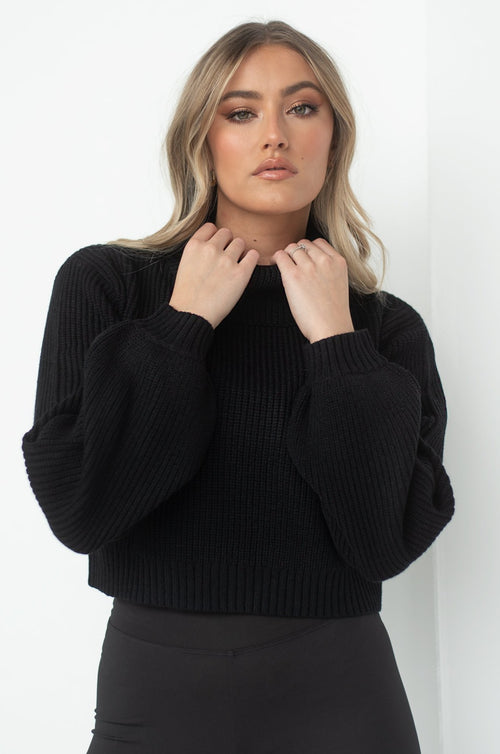 MEG SWEATER [BLACK]