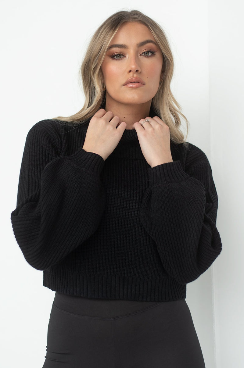 MEG SWEATER [BLACK]