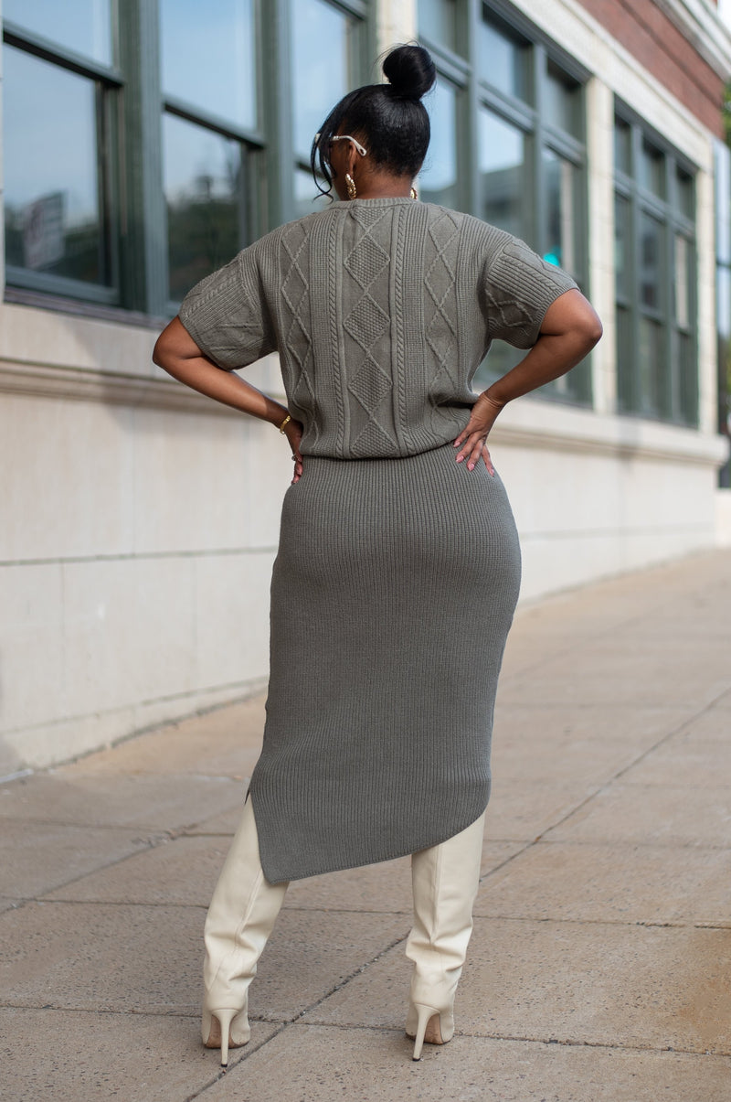 MELINDA DRESS [SAGE]