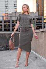 MELINDA DRESS [SAGE]