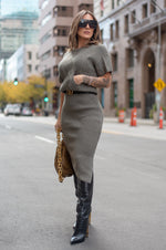 MELINDA DRESS [SAGE]