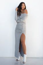 MILA DRESS [GRAY]