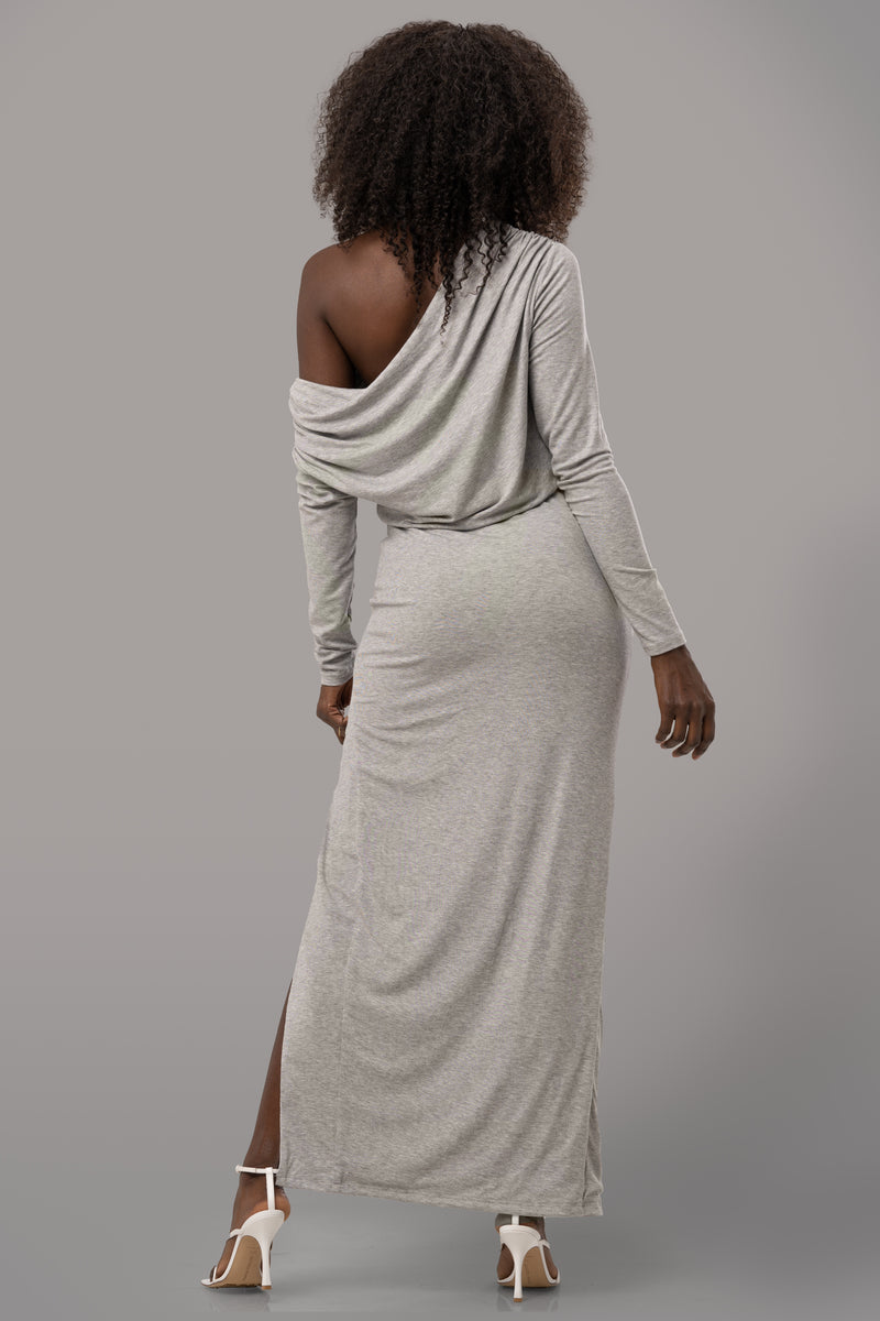 MILA DRESS [GRAY]