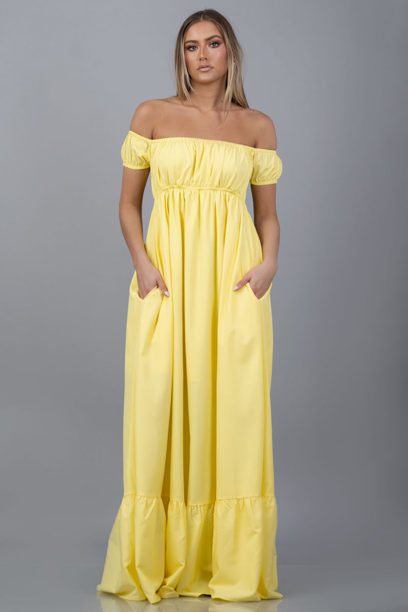 NOELLE DRESS [YELLOW]