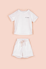 IVY NORAH SHORTS SET [WHITE]