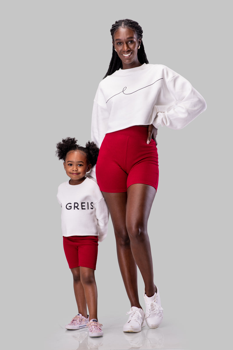 NORMA BIKER SHORTS [RED]