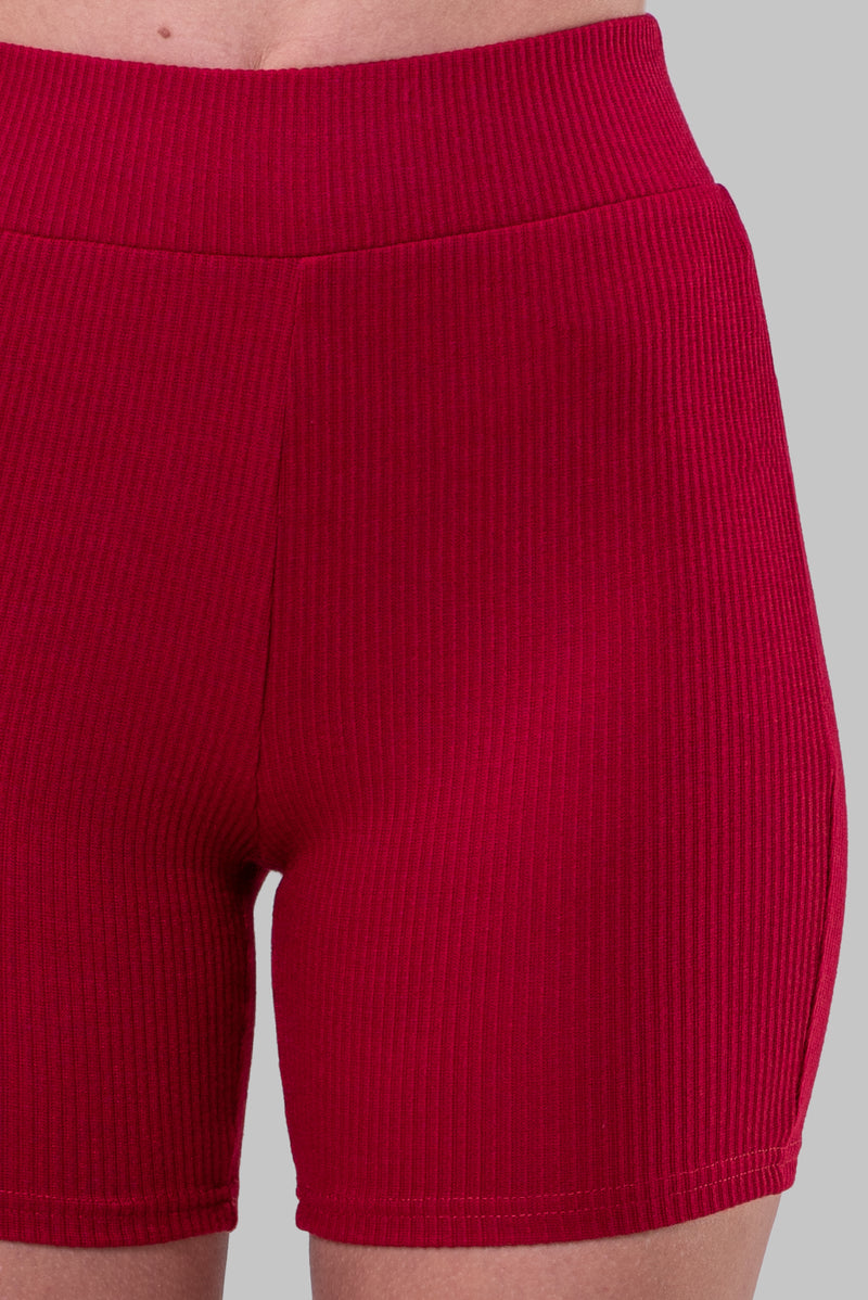 NORMA BIKER SHORTS [RED]