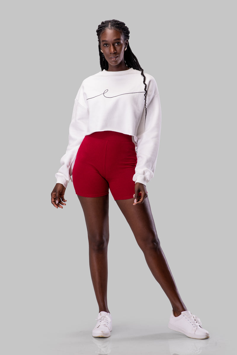 NORMA BIKER SHORTS [RED]